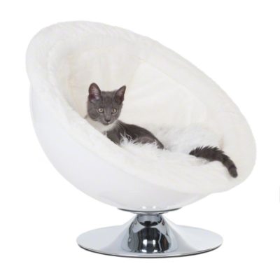 Panier rétro Pet Nest White